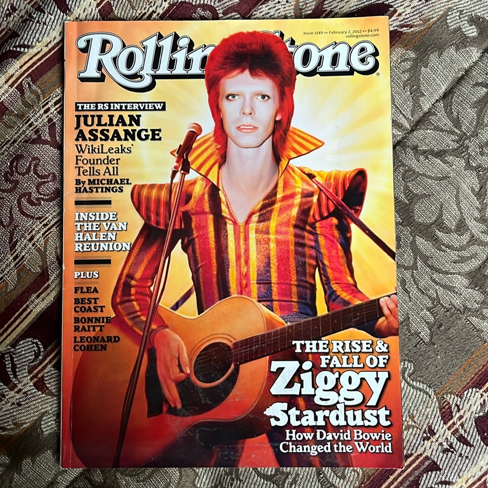 ROLLING STONE MAGAZINE Issue 1149 Ziggy Stardust David Bowie February 2, 2012